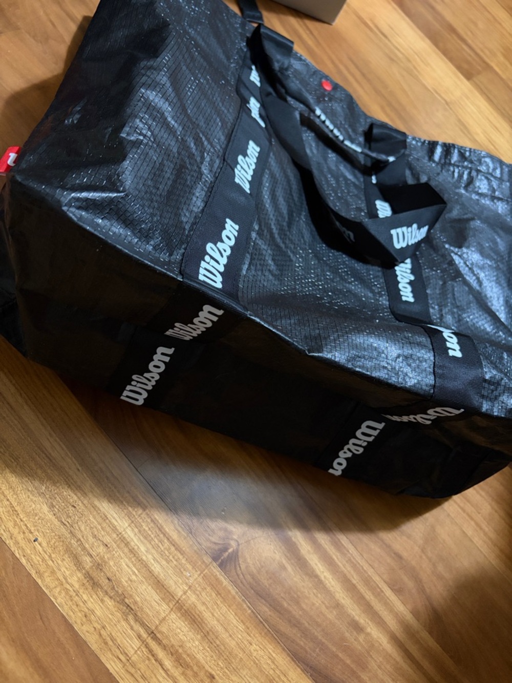 WILSON shopping tote bag LARGE black Wilson tennis tote bag